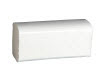 ТДК-1-200 V Полотенца бумажные листовые 1-сл. V-сл. белые (200шт)/20шт.