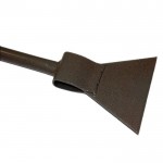 Ледоруб-топор сварной (общий вес 2 кг.) с металлической ручкой и пластиковой рукояткой 