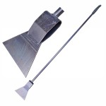 Ледоруб-топор сварной (общий вес 2 кг.) с металлической ручкой и пластиковой рукояткой 
