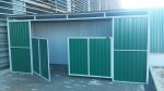 Площадка для мусорных контейнеров с воротами (на 5 контейнеров)  