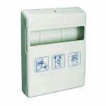 ТДК-1-П Диспенсер для защитного туалетного покрытия к сидениям унитаза, ключ