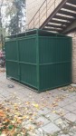Площадка для мусорных контейнеров с воротами (на 5 контейнеров)  