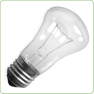 Лампа накаливания  (220В*40ВТ) 40W Е-27 гриб ― РусСнабЖение