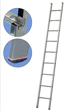 Лестница алюминиевая 11 ступений (длина 307 см, 3,9 кг)  ― РусСнабЖение