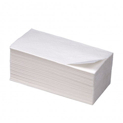 ТДК-2-200 VЭ Полотенца бумажные листовые 2-сл. V-сл.белые с тиснением (200шт)/20шт. ― РусСнабЖение